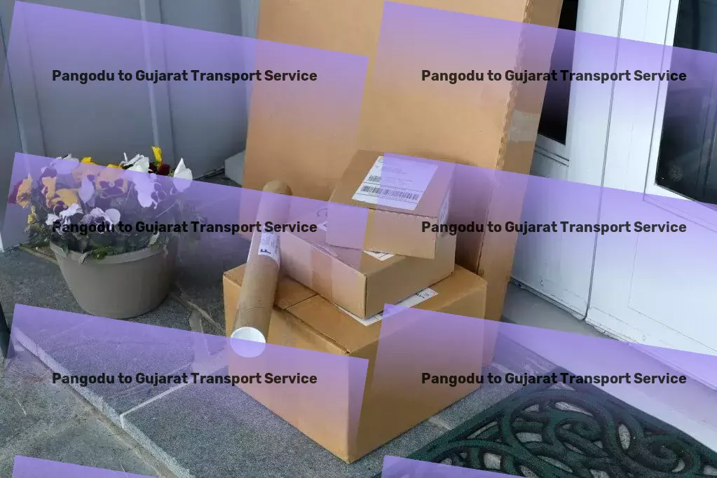 Pangodu to Gujarat Transport Citywide courier operations