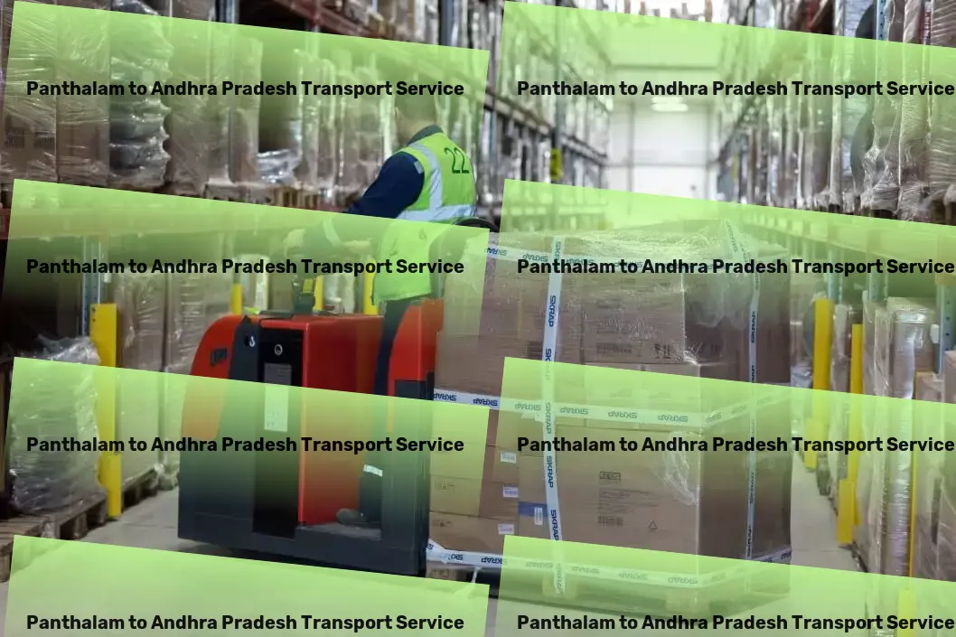 Panthalam to Andhra Pradesh Transport Multi-state freight forwarding