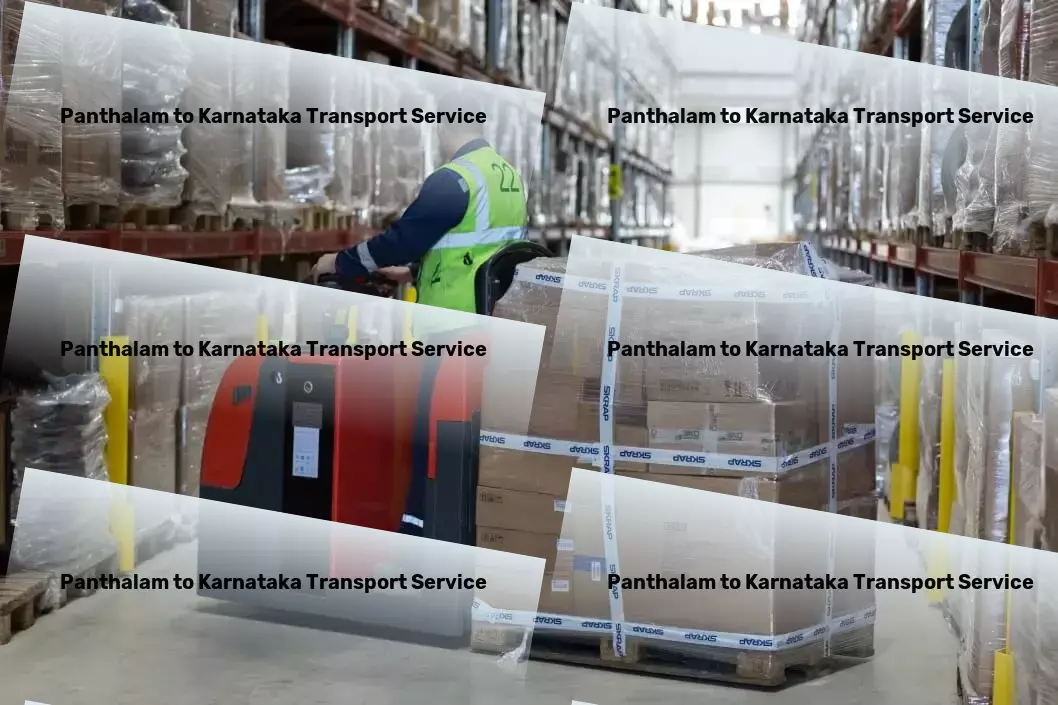 Panthalam to Karnataka Transport Industrial haulage services