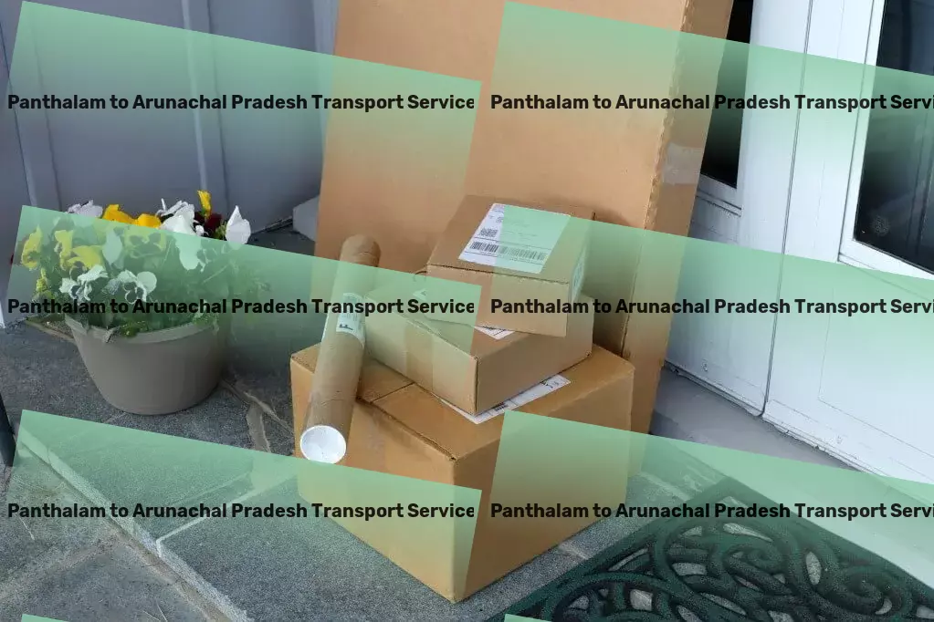 Panthalam to Arunachal Pradesh Transport Where technology meets traditional Indian logistics wisdom! - Package delivery operations