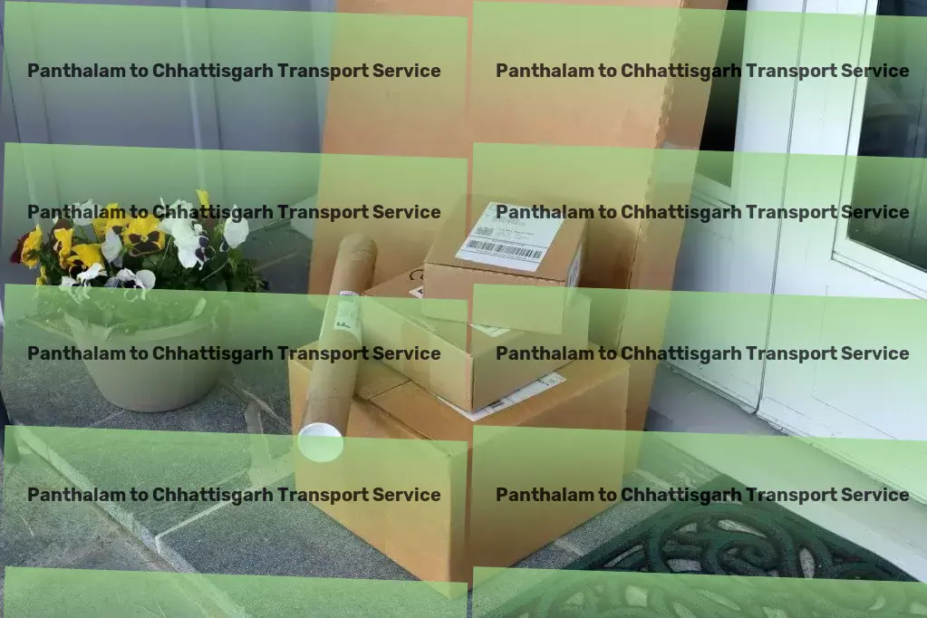 Panthalam to Chhattisgarh Transport Specialized package logistics