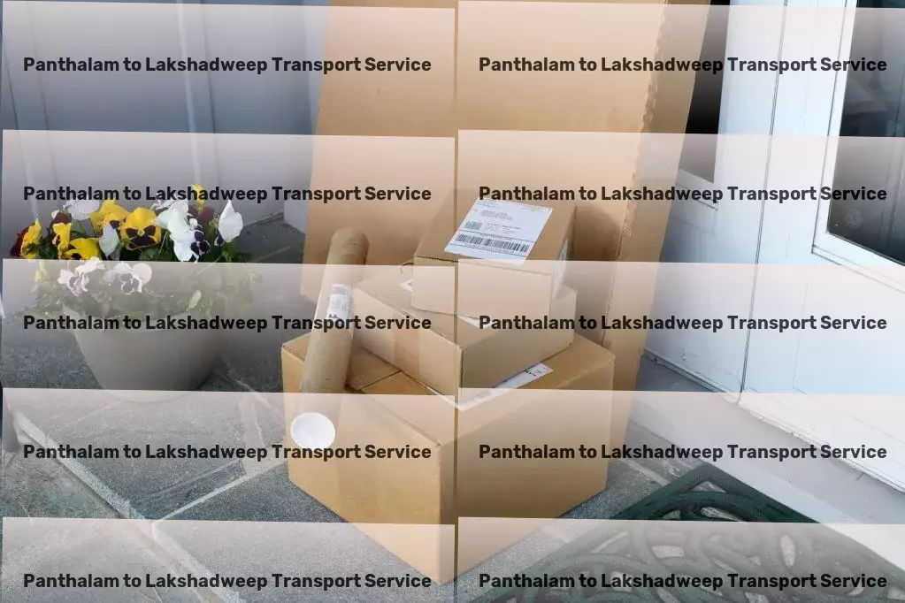 Panthalam to Lakshadweep Transport Large-scale cargo logistics