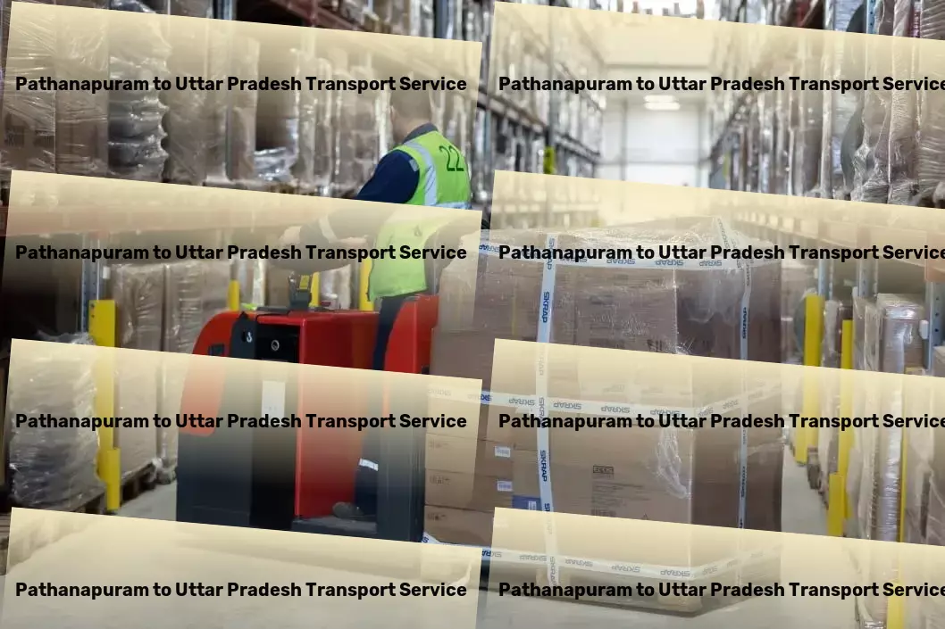 Pathanapuram to Uttar Pradesh Transport Efficient freight forwarding