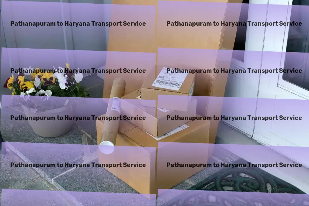 Pathanapuram to Haryana Transport Urban cargo logistics