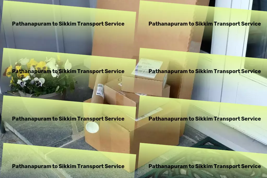 Pathanapuram to Sikkim Transport Customized package logistics