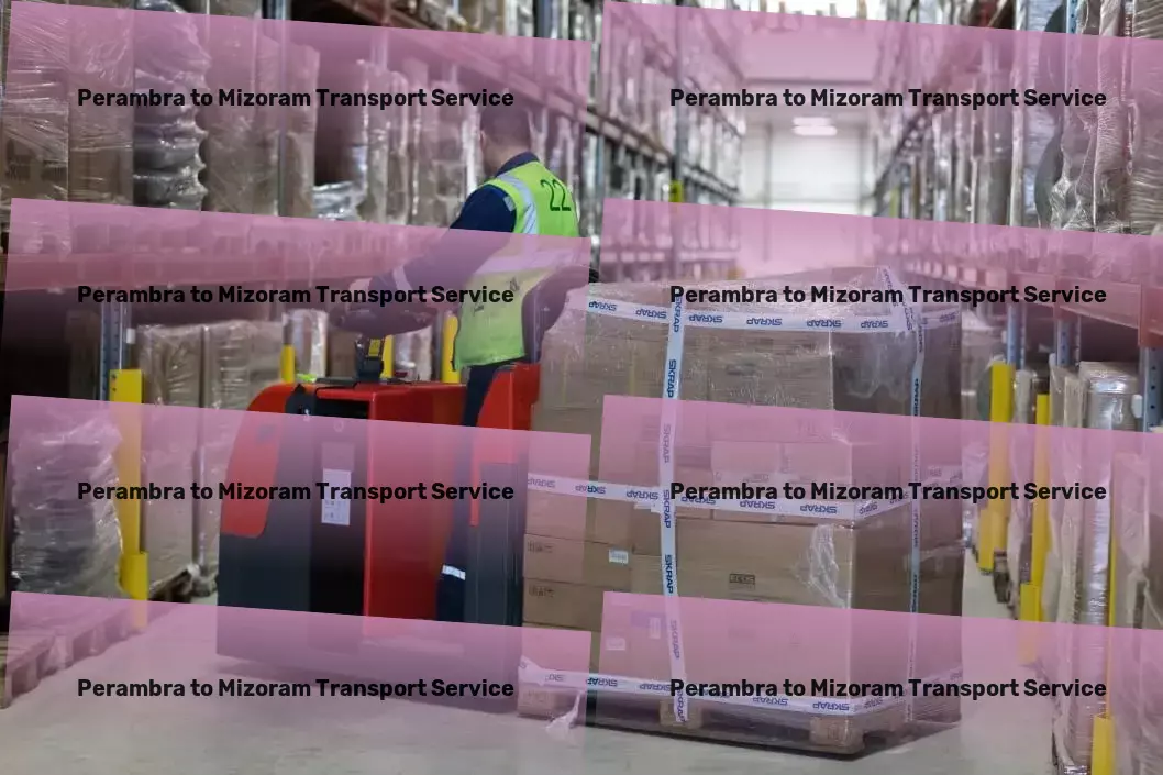 Perambra to Mizoram Transport Bringing precision and reliability to your shipping operations! - Local courier services