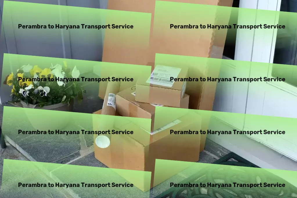 Perambra to Haryana Transport Fast courier services