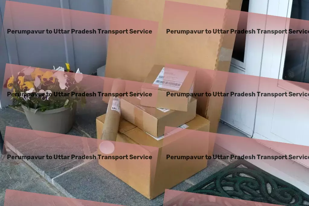 Perumpavur to Uttar Pradesh Transport Where technology meets traditional Indian logistics wisdom! - Industrial package transport