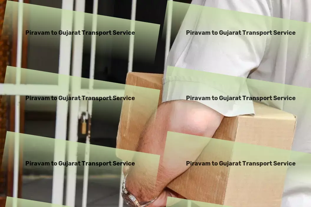 Piravam to Gujarat Transport Specialized cargo transport