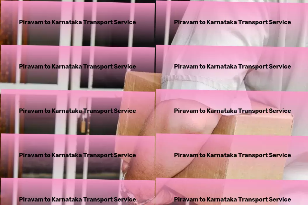 Piravam to Karnataka Transport Rapid courier services